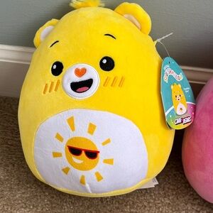 Squishmallow Care Bears 8” Funshine Bear NWT